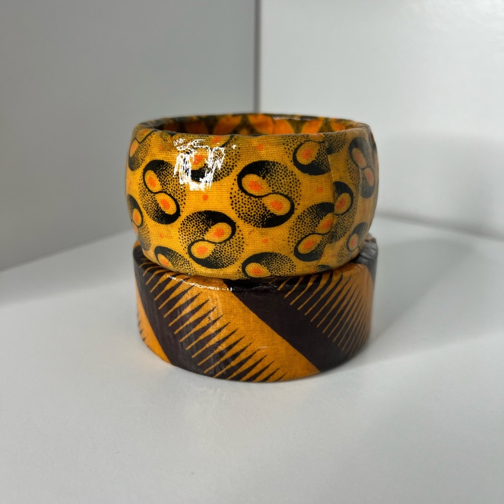 Vintage African Style Patterned Bangles